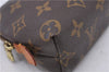 Authentic Louis Vuitton Monogram Pochette Cosmetic Pouch M47515 LV 4432D