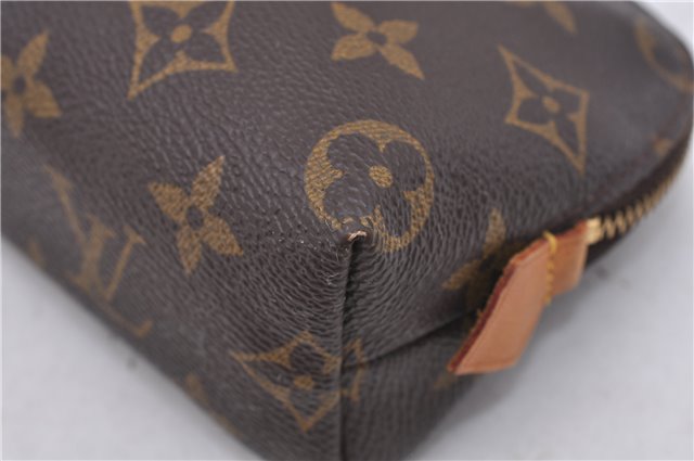 Authentic Louis Vuitton Monogram Pochette Cosmetic Pouch M47515 LV 4432D