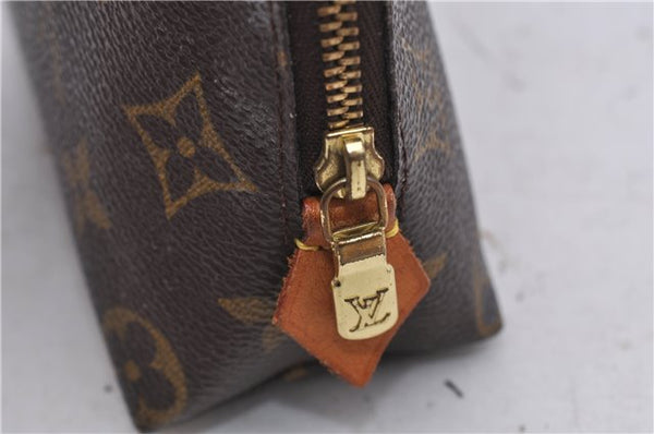 Authentic Louis Vuitton Monogram Pochette Cosmetic Pouch M47515 LV 4432D