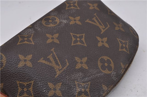 Authentic Louis Vuitton Monogram Pochette Cosmetic Pouch M47515 LV 4432D