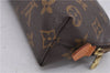 Authentic Louis Vuitton Monogram Pochette Cosmetic Pouch M47515 LV 4432D