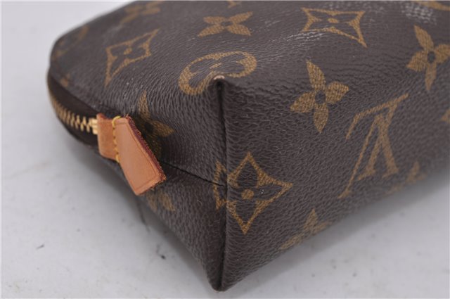 Authentic Louis Vuitton Monogram Pochette Cosmetic Pouch M47515 LV 4432D