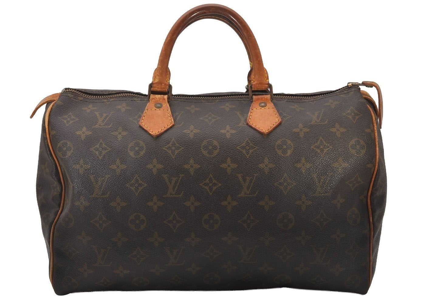 Authentic Louis Vuitton Monogram Speedy 35 Hand Boston Bag Old Model LV 4432I