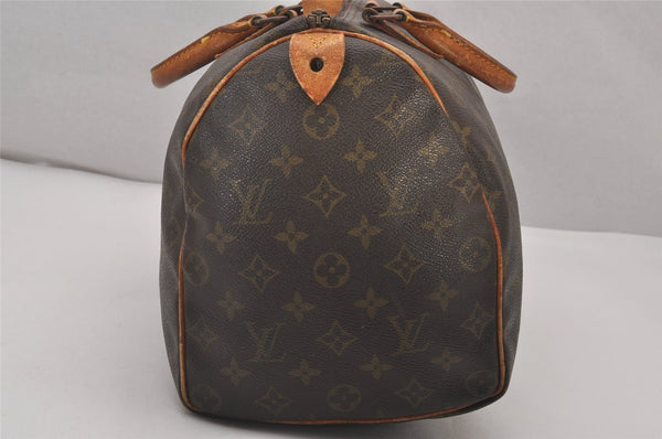 Authentic Louis Vuitton Monogram Speedy 35 Hand Boston Bag Old Model LV 4432I