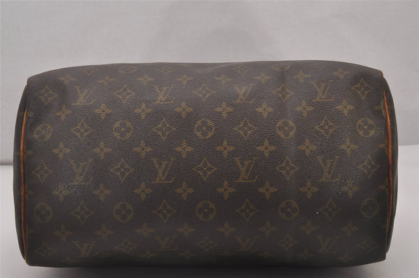 Authentic Louis Vuitton Monogram Speedy 35 Hand Boston Bag Old Model LV 4432I