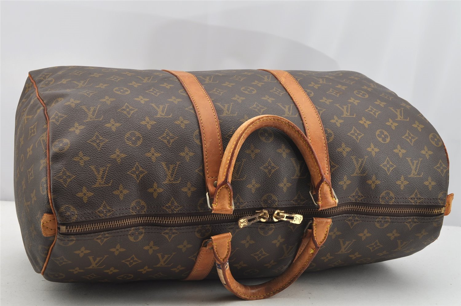 Authentic Louis Vuitton Monogram Keepall 50 Travel Boston Bag M41426 LV 4434I
