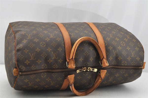 Authentic Louis Vuitton Monogram Keepall 50 Travel Boston Bag M41426 LV 4434I