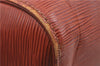 Authentic Louis Vuitton Epi Speedy 35 Hand Boston Bag Brown M42993 LV 4435D