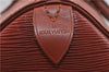 Authentic Louis Vuitton Epi Speedy 35 Hand Boston Bag Brown M42993 LV 4435D