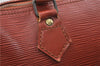 Authentic Louis Vuitton Epi Speedy 35 Hand Boston Bag Brown M42993 LV 4435D