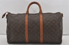 Auth Louis Vuitton Monogram Keepall Bandouliere 50 Boston Bag Old Model LV 4435I