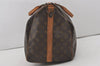 Auth Louis Vuitton Monogram Keepall Bandouliere 50 Boston Bag Old Model LV 4435I