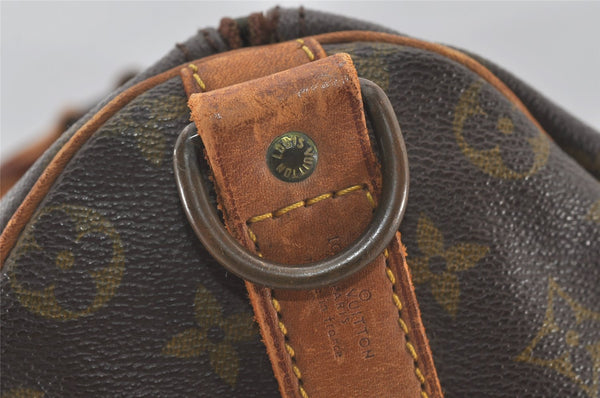 Auth Louis Vuitton Monogram Keepall Bandouliere 50 Boston Bag Old Model LV 4435I