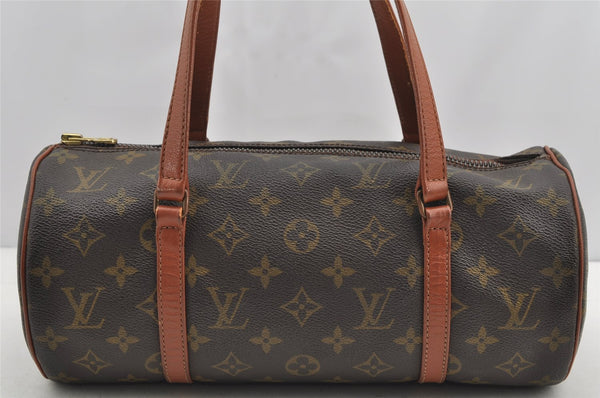 Authentic Louis Vuitton Monogram Papillon 30 Hand Bag Old Model LV 4436I