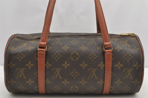 Authentic Louis Vuitton Monogram Papillon 30 Hand Bag Old Model LV 4436I