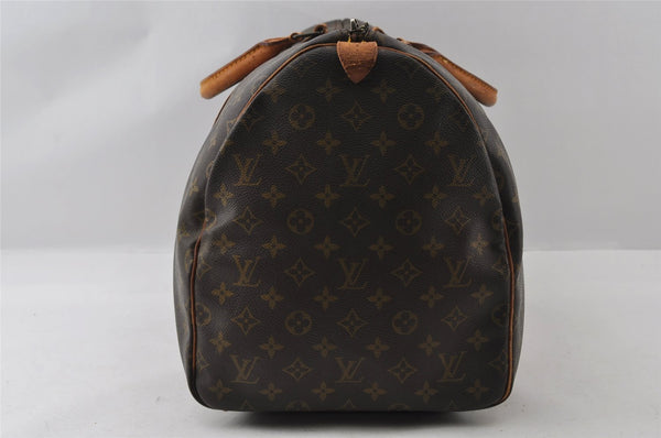 Authentic Louis Vuitton Monogram Keepall 55 Travel Boston Bag M41424 LV 4437I