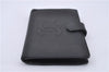 Authentic CHANEL Caviar Skin CC Logo Bifold Wallet Purse Black 4438F