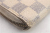 Authentic LOUIS VUITTON Damier Azur Zippy Wallet Long Purse N60019 LV 4439C