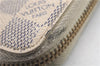 Authentic LOUIS VUITTON Damier Azur Zippy Wallet Long Purse N60019 LV 4439C