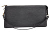 Authentic Louis Vuitton Epi Pochette Accessoires Pouch Black M52942 LV 4439I