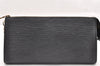 Authentic Louis Vuitton Epi Pochette Accessoires Pouch Black M52942 LV 4439I