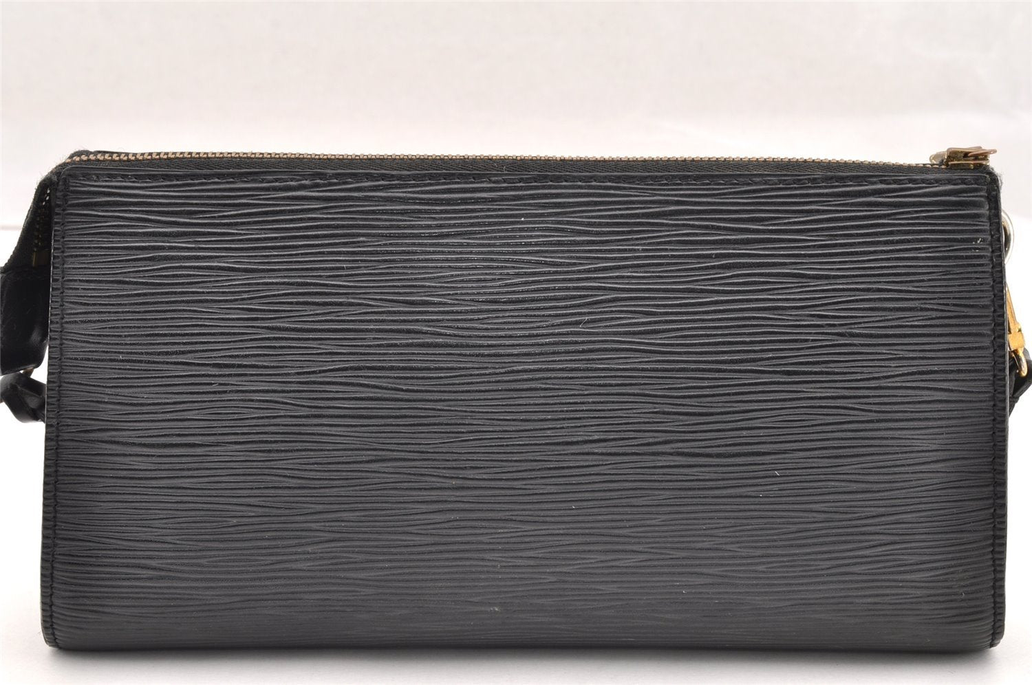 Authentic Louis Vuitton Epi Pochette Accessoires Pouch Black M52942 LV 4439I