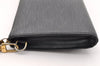 Authentic Louis Vuitton Epi Pochette Accessoires Pouch Black M52942 LV 4439I