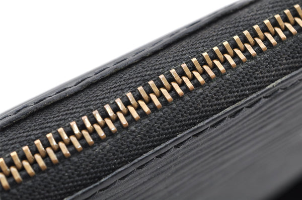Authentic Louis Vuitton Epi Pochette Accessoires Pouch Black M52942 LV 4439I