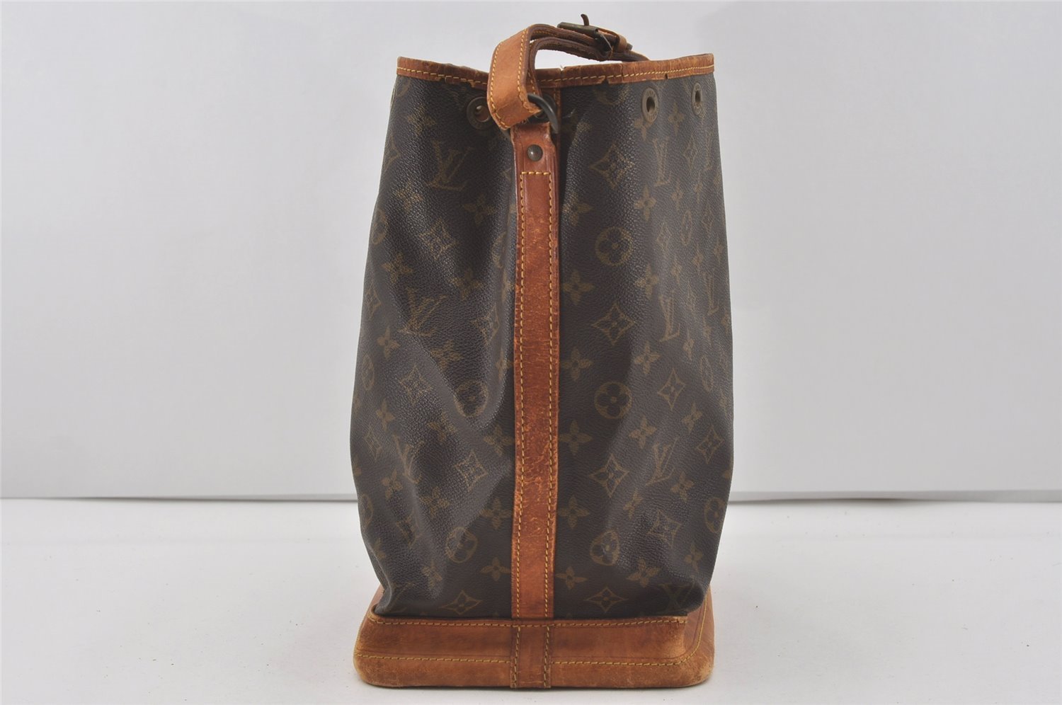 Authentic Louis Vuitton Monogram Noe Shoulder Drawstring Bag M42224 LV 4441I