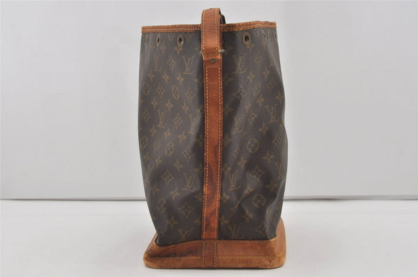 Authentic Louis Vuitton Monogram Noe Shoulder Drawstring Bag M42224 LV 4441I