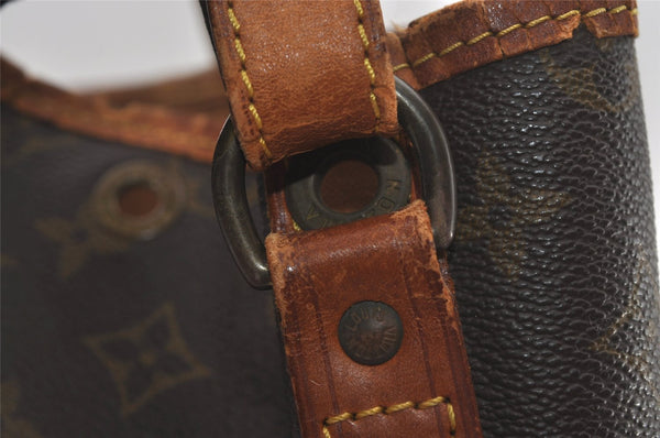 Authentic Louis Vuitton Monogram Noe Shoulder Drawstring Bag M42224 LV 4441I