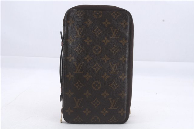 Authentic Louis Vuitton Monogram Poche Escapade Travel Case M60113 LV 4442D