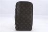 Authentic Louis Vuitton Monogram Poche Escapade Travel Case M60113 LV 4442D