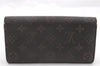 Auth LOUIS VUITTON Monogram Pochette Porte Monnaie Credit Wallet M61726 LV 4443C