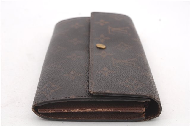 Auth LOUIS VUITTON Monogram Pochette Porte Monnaie Credit Wallet M61726 LV 4443C