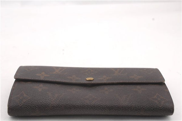 Auth LOUIS VUITTON Monogram Pochette Porte Monnaie Credit Wallet M61726 LV 4443C