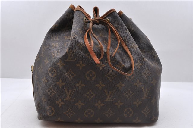 Authentic Louis Vuitton Monogram Petit Noe Shoulder Bag M42226 LV 4443D