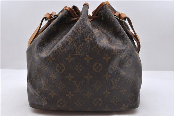 Authentic Louis Vuitton Monogram Petit Noe Shoulder Bag M42226 LV 4443D