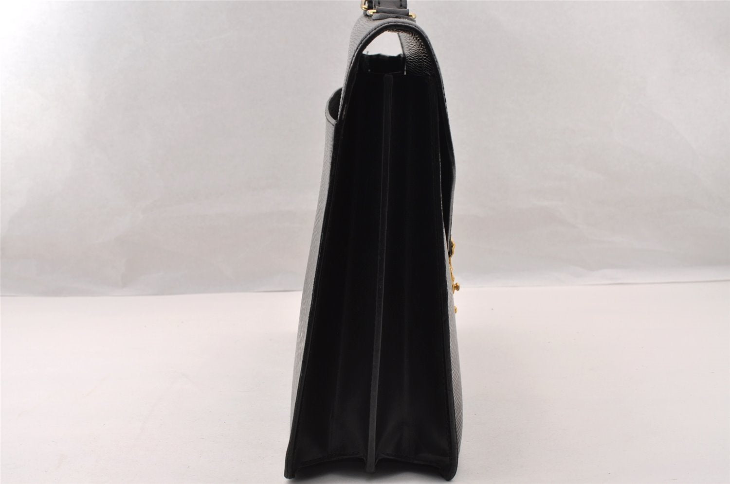 Authentic Louis Vuitton Epi Serviette Conseiller Briefcase Black M54422 LV 4443I