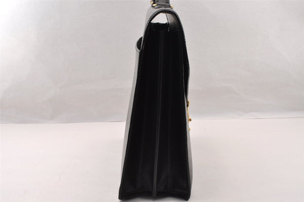 Authentic Louis Vuitton Epi Serviette Conseiller Briefcase Black M54422 LV 4443I