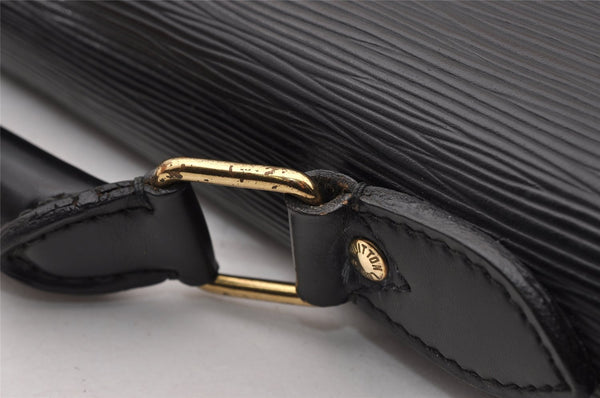 Authentic Louis Vuitton Epi Serviette Conseiller Briefcase Black M54422 LV 4443I