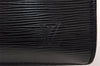 Authentic Louis Vuitton Epi Serviette Conseiller Briefcase Black M54422 LV 4443I