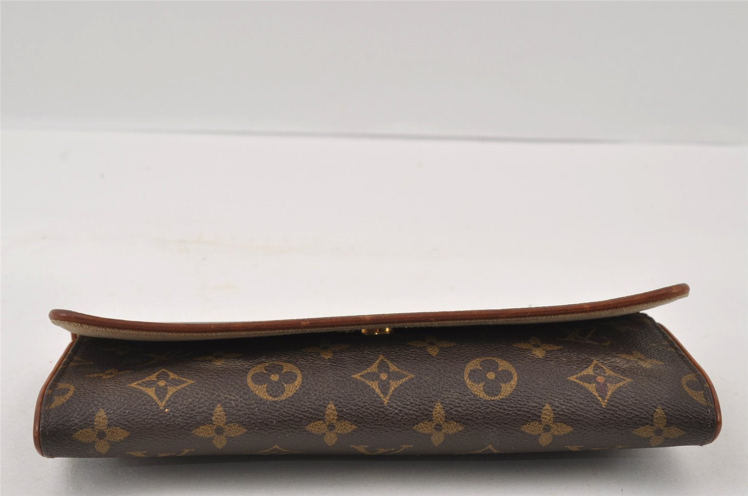 Authentic Louis Vuitton Monogram Pochette Twin GM Shoulder Bag M51852 LV 4444I