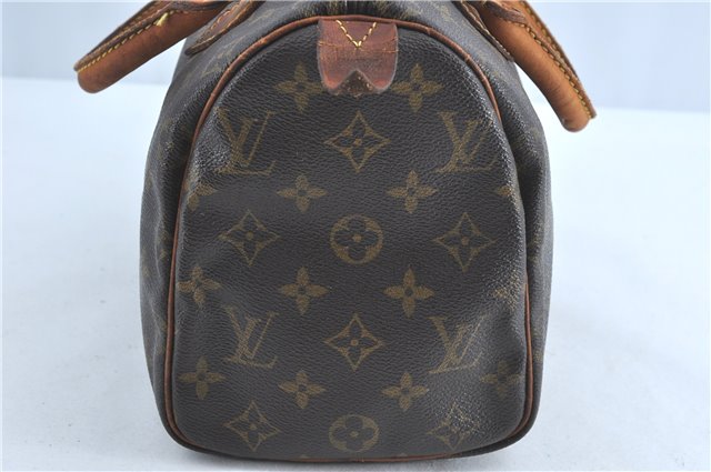 Authentic Louis Vuitton Monogram Speedy 25 Boston Hand Bag M41528 LV 4445B