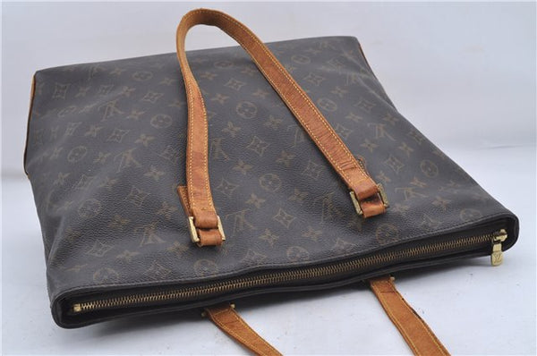 Authentic Louis Vuitton Monogram Cabas Mezzo Tote Bag M51151 LV Junk 4445D