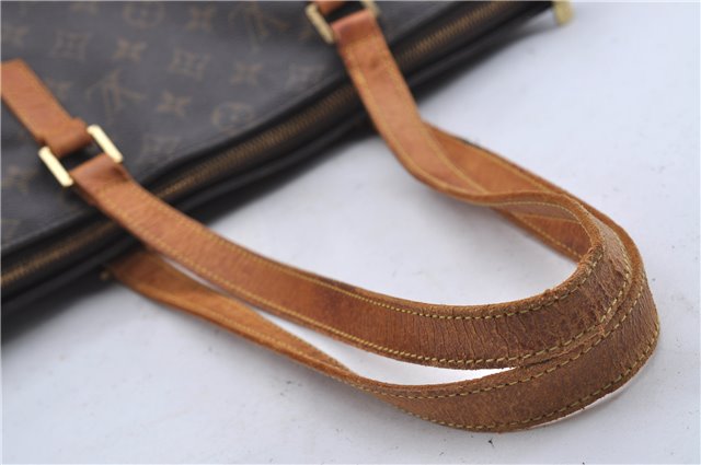 Authentic Louis Vuitton Monogram Cabas Mezzo Tote Bag M51151 LV Junk 4445D