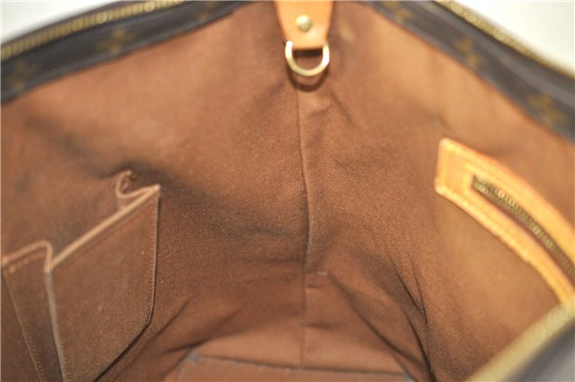 Authentic Louis Vuitton Monogram Cabas Mezzo Tote Bag M51151 LV Junk 4445D