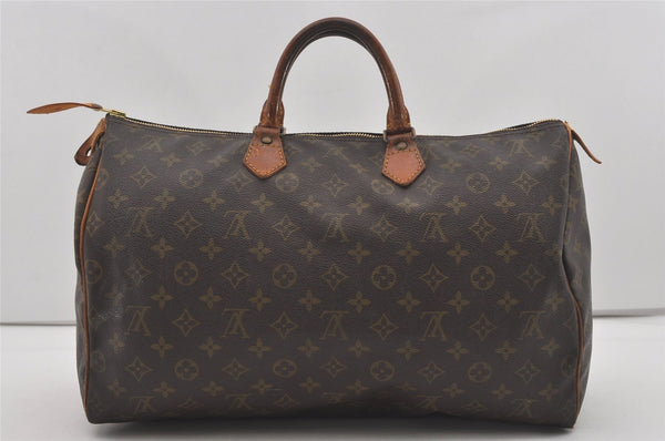 Authentic Louis Vuitton Monogram Speedy 40 Hand Boston Bag Old Model LV 4445I