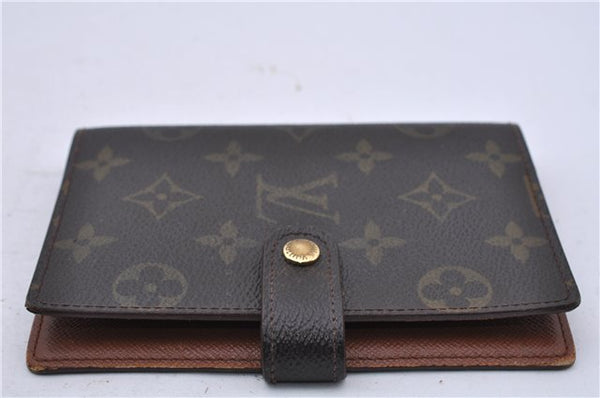 Authentic LOUIS VUITTON Monogram Agenda PM Day Planner Cover R20005 LV 4446C