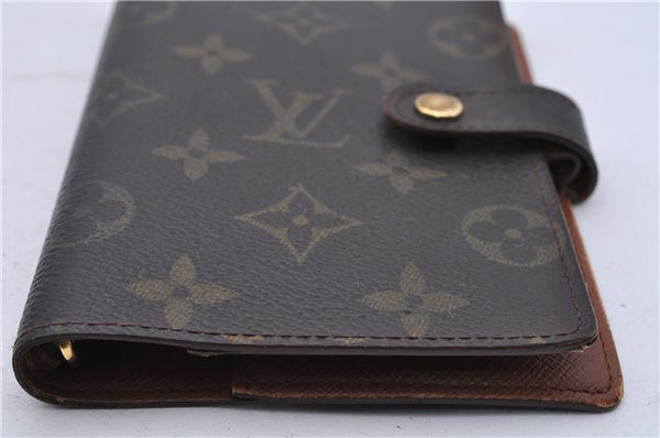 Authentic LOUIS VUITTON Monogram Agenda PM Day Planner Cover R20005 LV 4446C